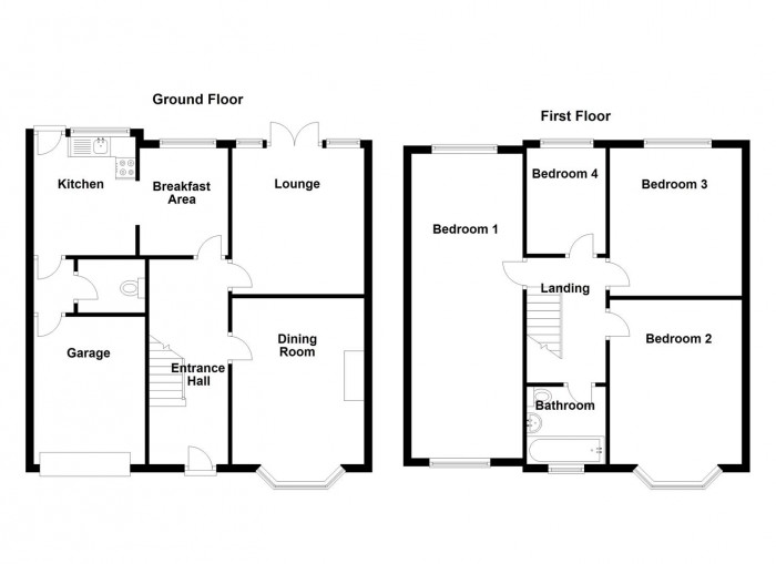 Floorplan for Birch Lane, Oldbury