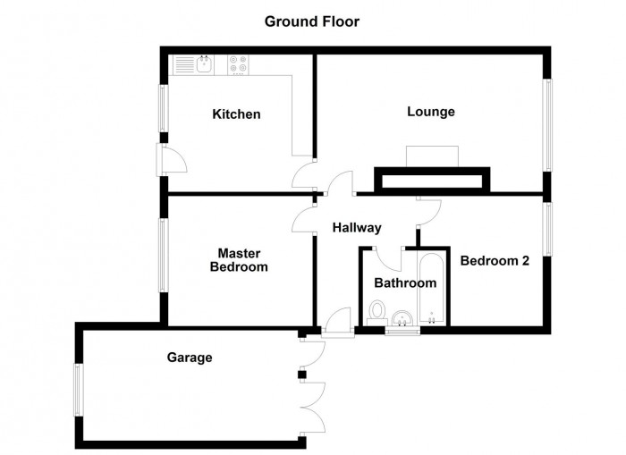 Floorplan for Compton Road, Stourbridge