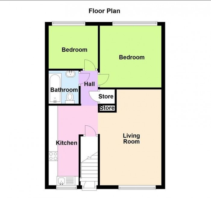 Floorplan for Moorfield Drive, Sutton Coldfield