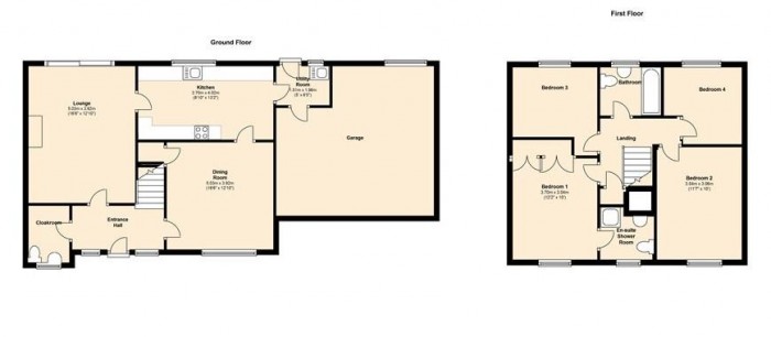 Floorplan for Fairfield Road, Halesowen