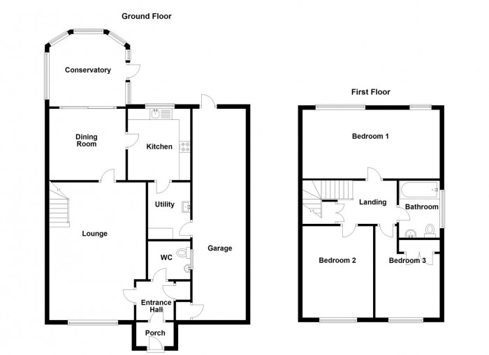 Floorplan for Balden Road, Harborne, Birmingham