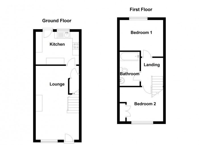 Floorplan for Cherry Street, Halesowen