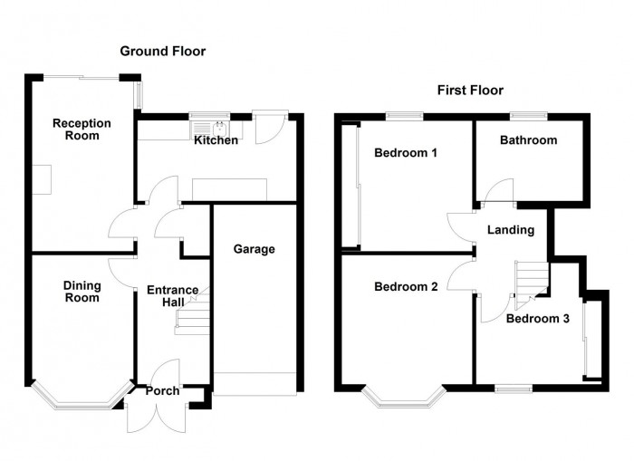 Floorplan for Thornhill Road, Halesowen