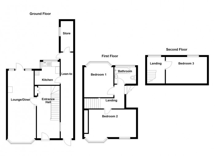 Floorplan for Pendragon Road, Birmingham