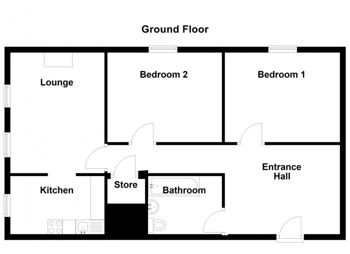 Floorplan for Hill Street, Halesowen