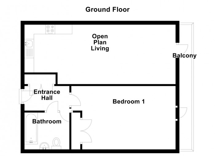 Floorplan for Hurst Street, Birmingham