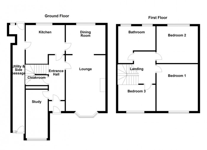 Floorplan for Hagley Road, Hayley Green, Halesowen