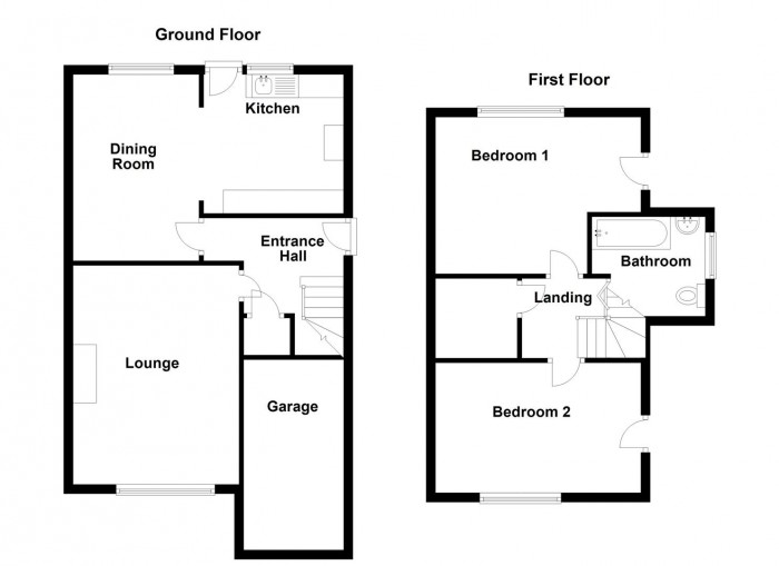 Floorplan for Elm Tree Grove, Halesowen