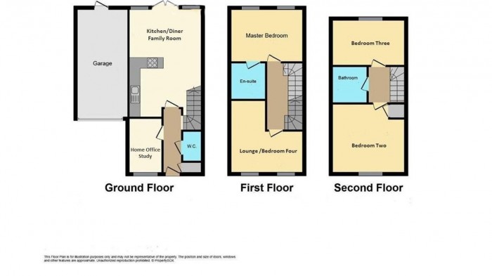 Floorplan for Sandwell Grove, Cradley Heath