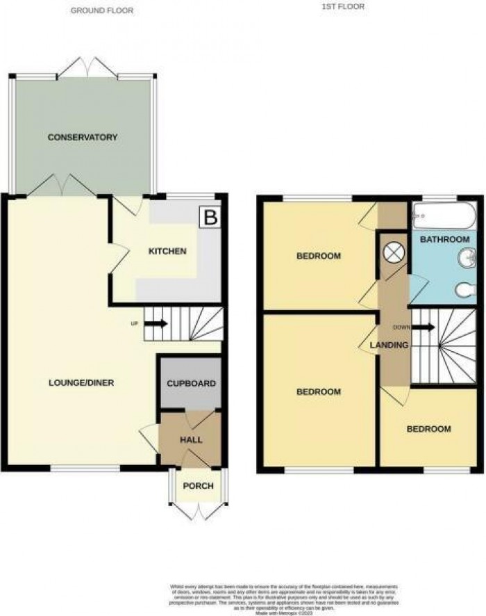 Floorplan for Wellington Street, Cradley Heath