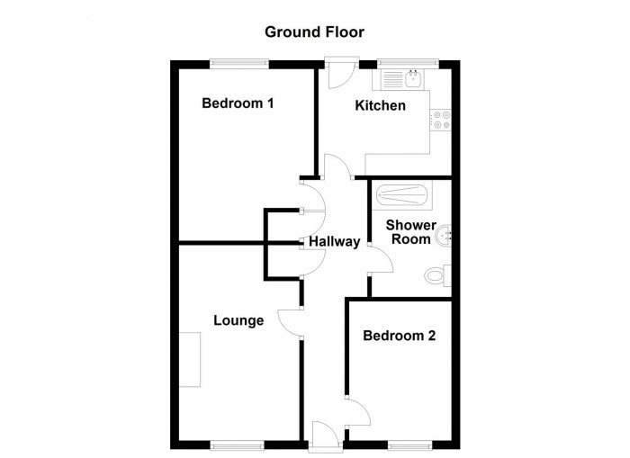 Floorplan for Wellington Street, Cradley Heath