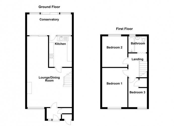 Floorplan for Dogkennel Lane, Halesowen