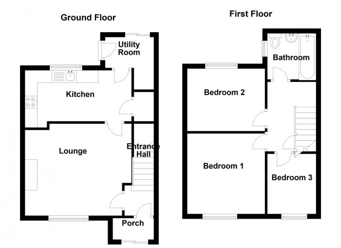 Floorplan for Southgate, Cradley Heath