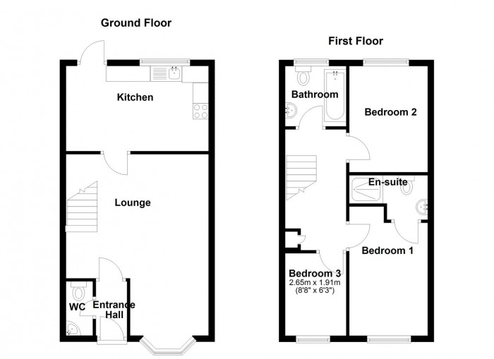 Floorplan for Sandwell Grove, Cradley Heath