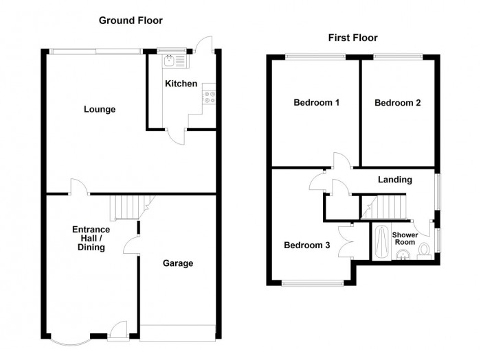 Floorplan for Blagdon Road, Halesowen