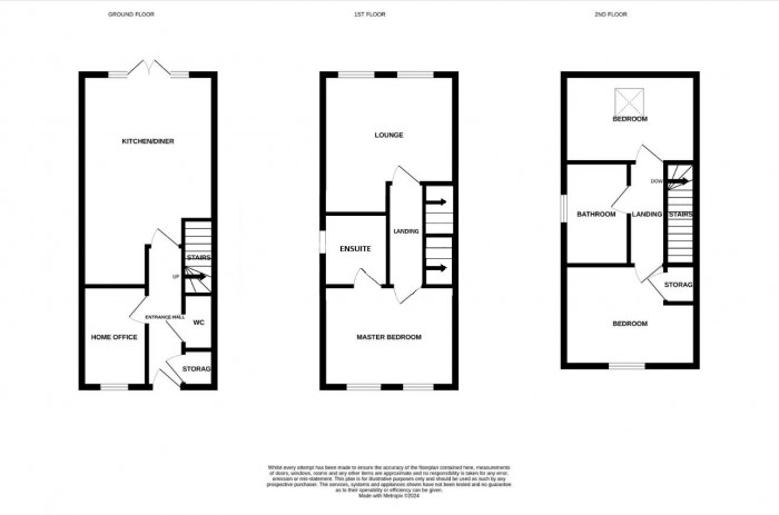 Floorplan for Sandwell Grove, Cradley Heath