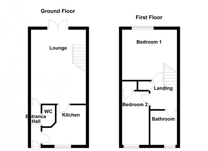 Floorplan for Delingpole Walk, Cradley Heath