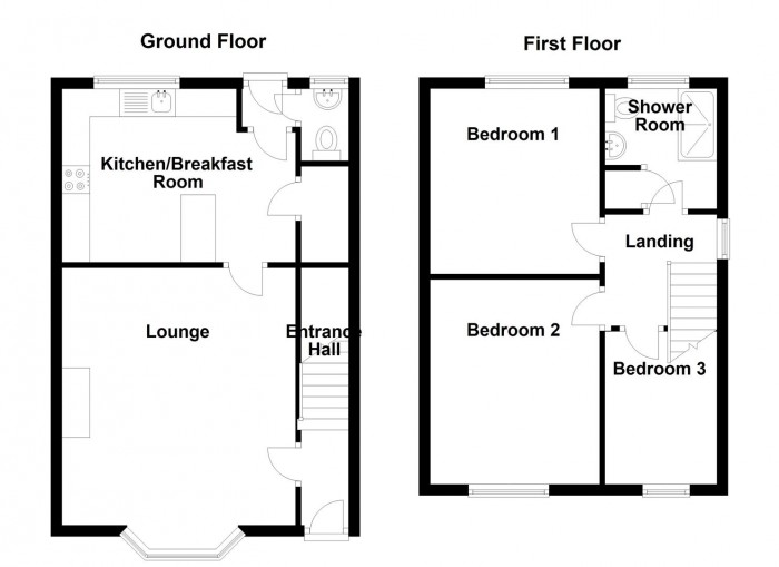 Floorplan for Trinder Road, Smethwick