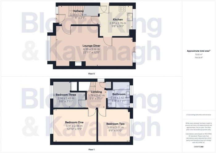 Floorplan for Netherend Lane, Halesowen